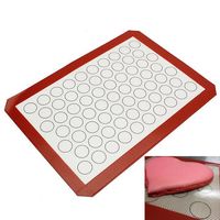 Nonstick Macaron Silicone Backing Mat Bake Keks Tray Sheet Mould Bakeware