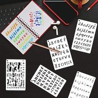 12pcs Templates Stencil Set, Reusable Craft Stencils, Mandala Stencils, Laser Cutting Painting Stencils For DIY Painting Art Scrapbook, Wood, Paper, Furniture, Door, Floor Wall Lightinthebox - thumbnail