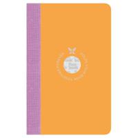 Flexbook Smartbook Ruled A6 Notebook - Pocket - Orange Cover/Light Purple Spine (9 x 14 cm) - thumbnail