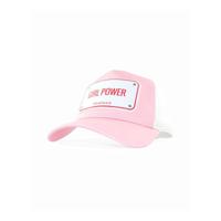 John Hatter Girl Power Unisex Cap Pink/White - thumbnail