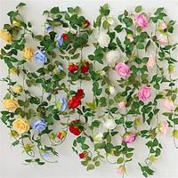 Elevate Your Wedding Decor with a 2-Meter Tall Realistic Rose Vine - Perfect for Adding a Touch of Romance and Elegance to Your Special Day Lightinthebox