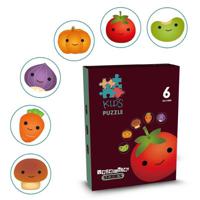 Little Story 6 - In - 1 Matching Puzzle Educational & Fun Game - Vegetables LS_PZ_MTVE