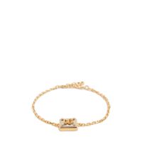 Logo plate charm bracelet Logo plate charm bracelet