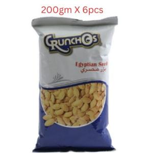 Crunchos Egyptian Seeds, 200g - Carton of 6 Packs (UAE Delivery Only)