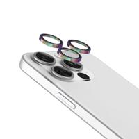 Levelo Lucent Trio 9H Hardness Camera Lens Protector For iPhone 15 Pro / 15 Pro Max - Titatium - thumbnail