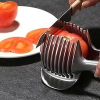 Make Perfectly Sliced Lemons, Tomatoes, Eggs  More with this Multi-Functional Fruit Cutting Tool for restaurant for restaurantssupermarketsfood trucks Lightinthebox - thumbnail