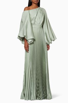 Pleated Maxi Dress Pleated Maxi Dress