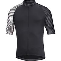 21Grams Men's Short Sleeve Cycling Jersey Summer Spandex Polyester Black Stripes Bike Jersey Top Mountain Bike MTB Road Bike Cycling Quick Dry Moisture Wicking Breathable Sports Clothing Apparel Lightinthebox - thumbnail