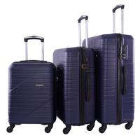 PARA JOHN PJTR3021 Hardside 3 Pcs Trolley Luggage Set, BLUE