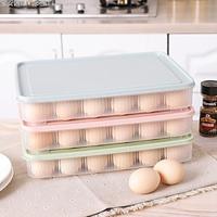 24 Grid Egg Storage Box with Lid for Refrigerator - Kitchen Organizer for Freshness, Dustproof Egg Tray Lightinthebox