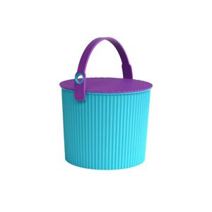 Hachiman Omnioutil Bucket with Lid 8000ml - Blue/Purple