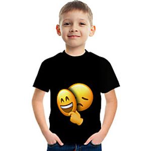 Kids Boys' T shirt Tee Short Sleeve Graphic Rainbow Children Tops Active 3-12 Years Lightinthebox