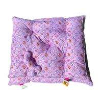 Coco Kindi Pink Color Cat Pattern Cushion with Bone Washable Cotton Bed - Size 2