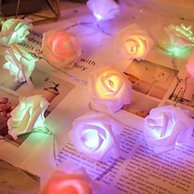 Valentine's Day Rose Flower Tree Lamp 24 Heads Rose Table Light USB Plug Lamp For Wedding Party Christmas Decoration miniinthebox Valentine's Day Rose Flower Tree Lamp 24 Heads Rose Table Light USB Plug Lamp For Wedding Party Christmas Decoration miniinthebox