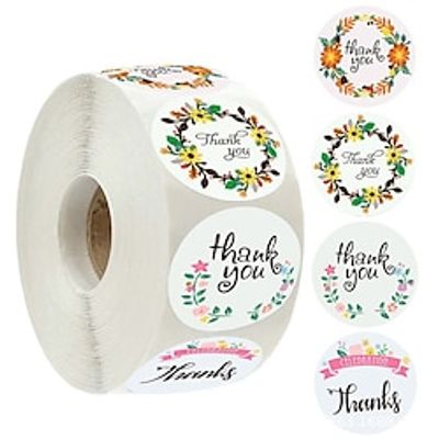 500Pcs Round Dog Paw Print Thank You Label Stickers Used for Shipping and Mailing Box Seal Labels Decorative Gifts Stickers For Christmas Gift Lightinthebox 500Pcs Round Dog Paw Print Thank You Label Stickers Used for Shipping and Mailing Box Seal Labels Decorative Gifts Stickers For Christmas Gift Lightinthebox