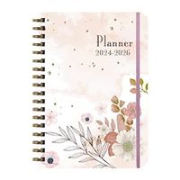 1pc A5 64 Sheets 2024-2026 Calendar Book Coil Book Notepad Diary Planning Book Academic Planning Lightinthebox - thumbnail