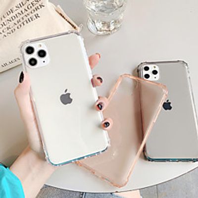 Case For Apple iPhone 11 / iPhone 11 Pro / iPhone 11 Pro Max Shockproof Back Cover Transparent TPU miniinthebox