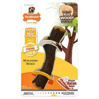 Nylabone Strong Chew Stick - Real Wood With Maple Bacon Wolf