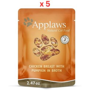 Applaws Cat Chicken Breast with Pumpkin Jelly Pouch 70g (UAE Delivery Only) (Pack Of 5)