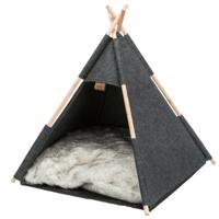 Trixie Tipi Cave Felt For Cats - Anthracite/55X65X55Cm