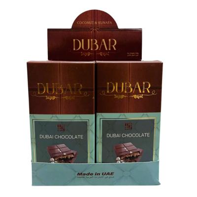 Dubar Chocolate, Coconut & Kunafa 190G Pack of 12