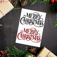 1pc Merry Christmas Metal Cutting Dies For Card Making Happy New Year Decoration Embossing Stencils Die Cuts DIY Scrapbooking Supplies miniinthebox - thumbnail