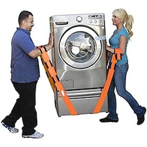 1pc, Moving Strap, 2-Person Lifting And Moving Straps, Lift, Move And Carry Furniture, Appliances, Mattresses Or Any Item Up To 800 Lbs, Safely And Easily Like A Pro, Orange miniinthebox