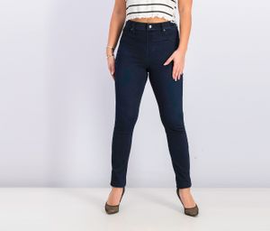 Womens High Waist Jeggings  Indigo Wash