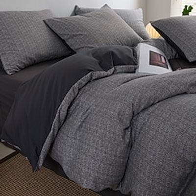 Flannel Pattern Duvet Cover Set,printed Boho Comforter Cover Bedding Sets With Envelope Pillowcase, For Bedroom, Guest Room Decor Lightinthebox