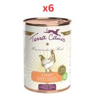 Terra Canis Light Chicken Dog Wet Food 400G (Pack of 6)