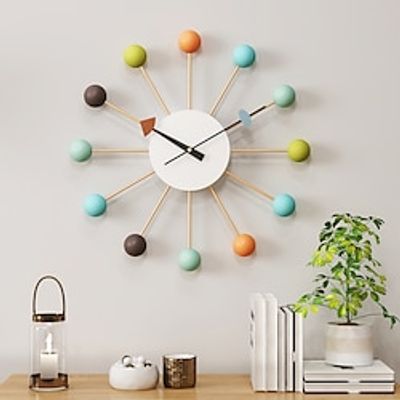 Large Wall Clock Metal Decorative Silent Non-Ticking Big Clocks Modern Home Decorations for Living RoomBedroomDining Room Office Lightinthebox