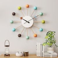 Large Wall Clock Metal Decorative Silent Non-Ticking Big Clocks Modern Home Decorations for Living RoomBedroomDining Room Office Lightinthebox - thumbnail