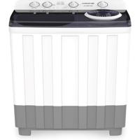 KROME 15KG Twin Tub Semi-Automatic Washing Machine ,White, KR-WSA150K