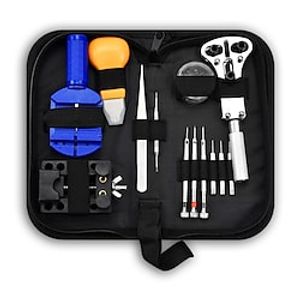 30 Pieces Set Watch Repair Kit,Professional Watch Battery Replacement Tool, Watch Link  Back Removal Tool, Spring Bar Tool Set with Carrying Case miniinthebox