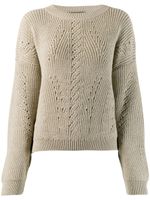 Alberta Ferretti knit jumper - NEUTRALS