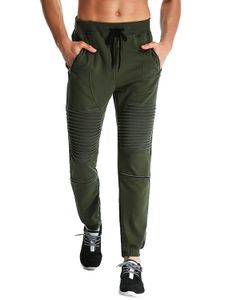 MODCHOK Men Fitness Sport Pants Breathable Outdoor Zipper Pocket Sweatpants
