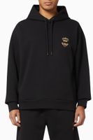 Crown Bee Hoodie in Cotton Jersey - thumbnail