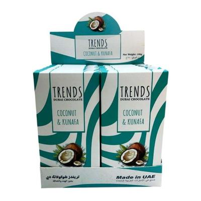 Trends Dubai Chocolate, Coconut & Kunafa 190G Pack of 12