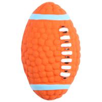 For Pet Latex Rugby Ball Squeaker Dog Toy