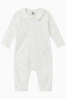 Paw Print Footless Sleepsuit in Cotton Paw Print Footless Sleepsuit in Cotton