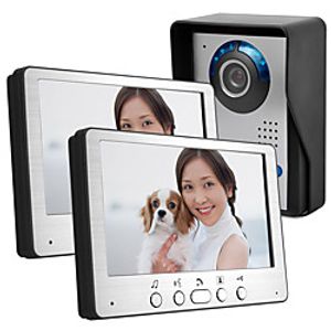 7 inch cable HD video doorbell night vision rain angle adjustable cable video intercom pair 815FA12 miniinthebox