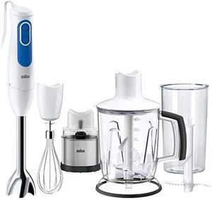 Braun Hand Blender Multi Quick 3 with Hummus White 600ml 700Watt - MQ3048