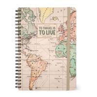 Legami 16-Month Diary - 2023/2024 - Large Weekly Spiral Bound Diary - Travel