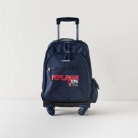 Pepe Jeans Printed Trolley Backpack with Zip Closure