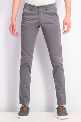 Mens Regular-Slim Chino Pants Dark Grey Mens Regular-Slim Chino Pants Dark Grey