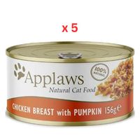 Applaws Cat Chicken with Pumpkin 156G (Pack Of 5)