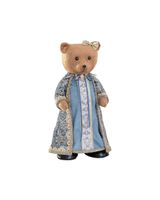 Swift 55cm Fabric Bear Girl Ornament Blue