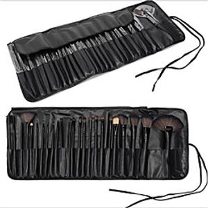 Professional Makeup Brushes Makeup Brush Set 24pcs Eco-friendly Professional Soft Full Coverage Horse Hair Synthetic Hair / Horse Wood Makeup Brushes for miniinthebox