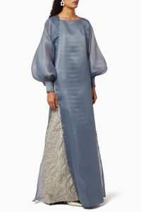 Contrast Maxi Dress Set