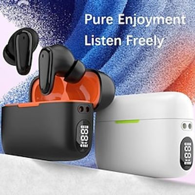 Cool Color Tws Wireless Bluetooth Headset Hifi Surround Sound in Ear Wireless Earbuds Handfree Calling Driving Bluetooth Earphones with Microphone Long Battery Life Charger Box miniinthebox